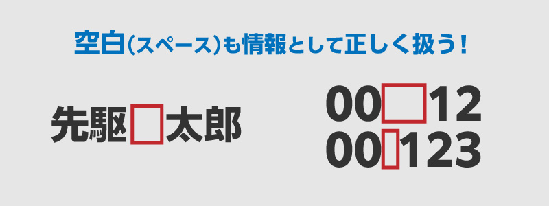 AI-OCRの弱点を克服するために空白も情報として正しく扱う