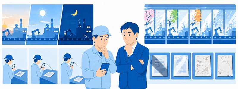 OpenCVでは対応できない画像処理を必要とするOCRの例