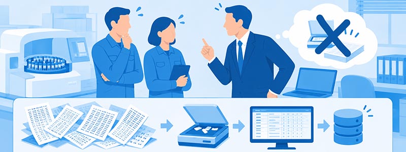 計測結果を適当にスキャナーに突っ込んでデータ化したい