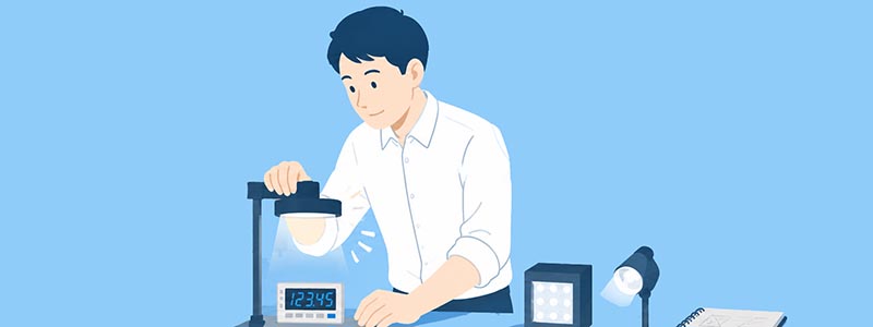 照明を自作して読み取り精度向上を模索するエンジニア