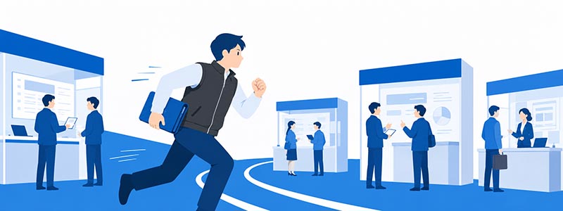 展示会に出展することでAI-OCR商品を売り出そうとするセンクリード
