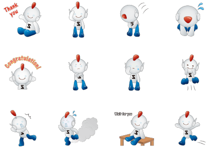 センク君のスタンプ一覧