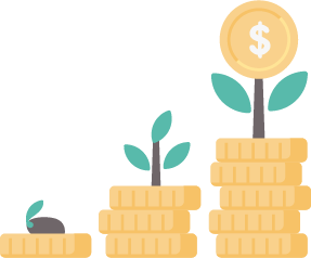 カスタマイズ内容に応じて導入費用が変動するイメージ