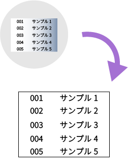 画像自動補正を施している様子