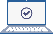 インストール完了のイラスト